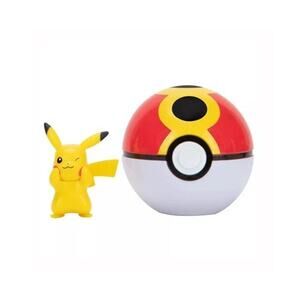 Pokémon Clip 'N' Go - Pikachu Figure With Repeat Ball Battle Ready, NEW & SEALED